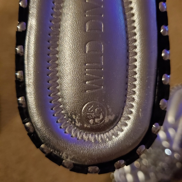 Wild Diva Lounge Sparkly Sandals/Slides - Picture 3 of 4